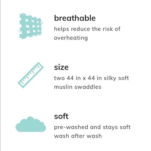 Aden & Anais Muslin Swaddle Blanket - Picture 8 of 8